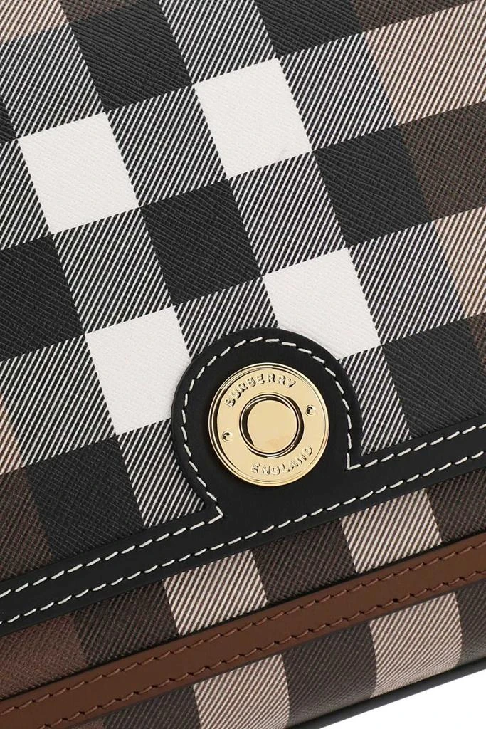 商品Burberry|Burberry Note Checked Logo Detailed Crossbody Bag,价格¥8727,第4张图片详细描述