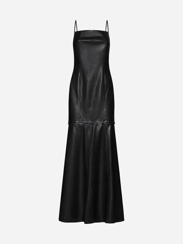 商品Nanushka|Frera vegan leather long dress,价格¥1971,第1张图片