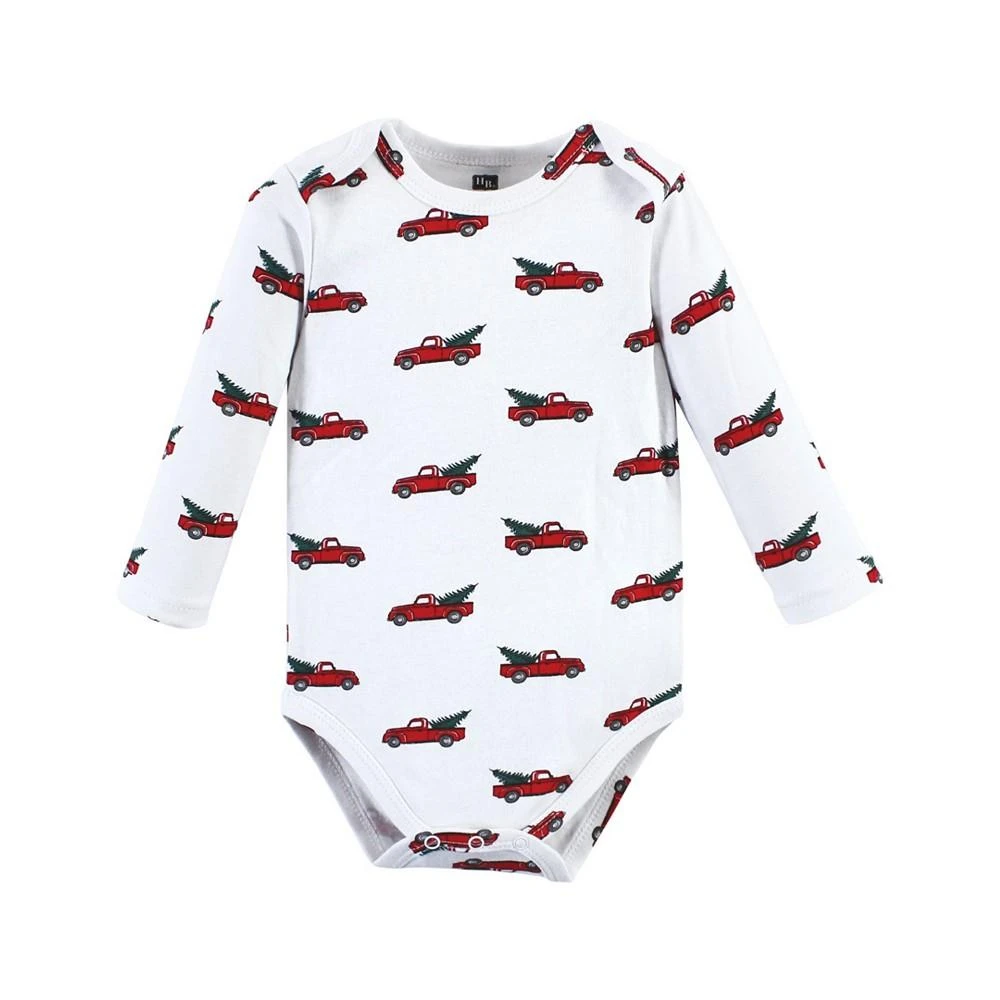 Baby Girls and Boys Cotton Long-Sleeve Bodysuits, Pack of 5 商品