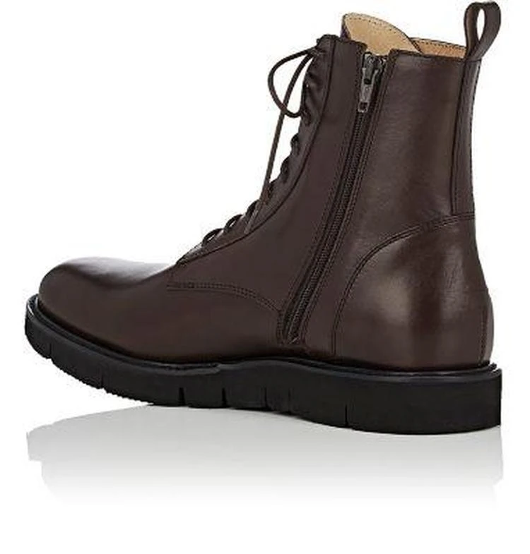 商品Barneys New York|Leather Lace-Up Boots,价格¥1320,第3张图片详细描述