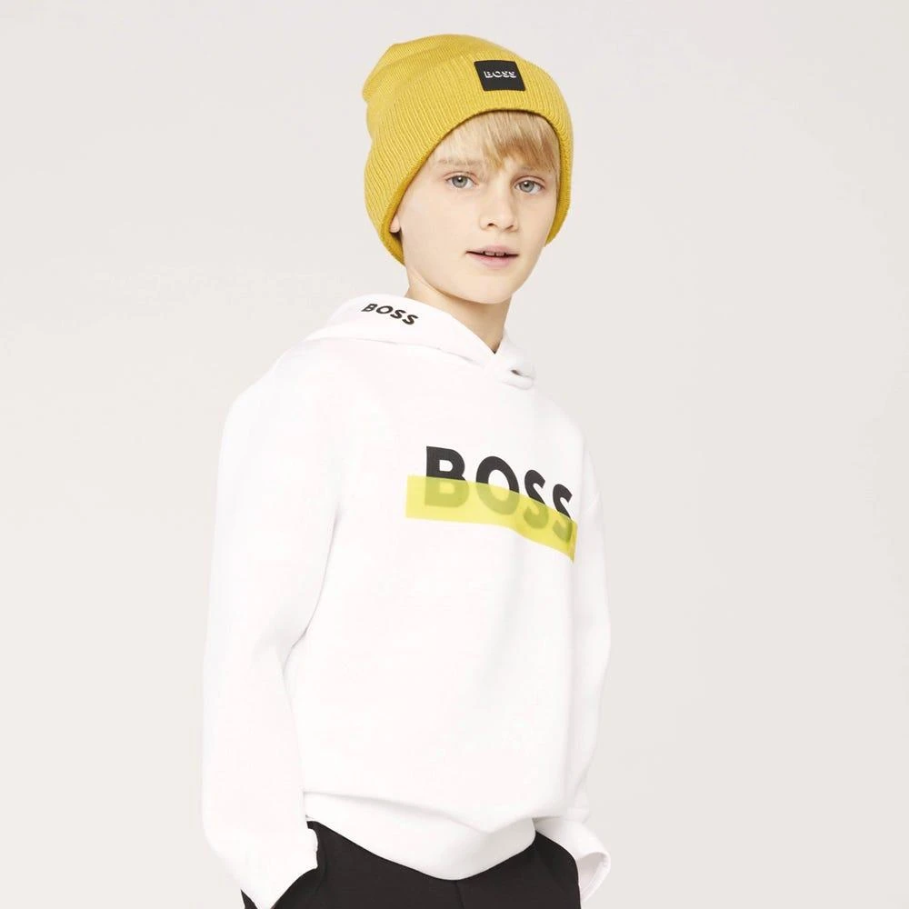 商品Hugo Boss|White Logo Hoodie,价格¥422,第5张图片详细描述