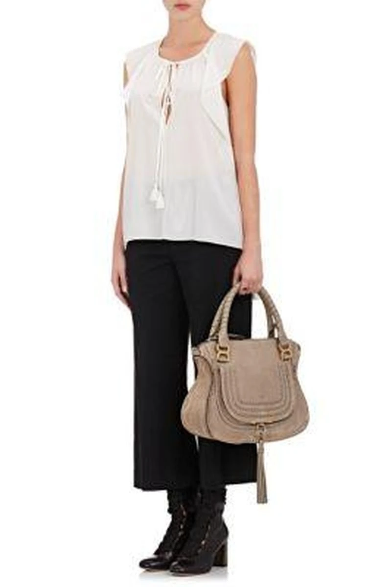 商品Chloé|Marcie Medium Satchel,价格¥17351,第2张图片详细描述