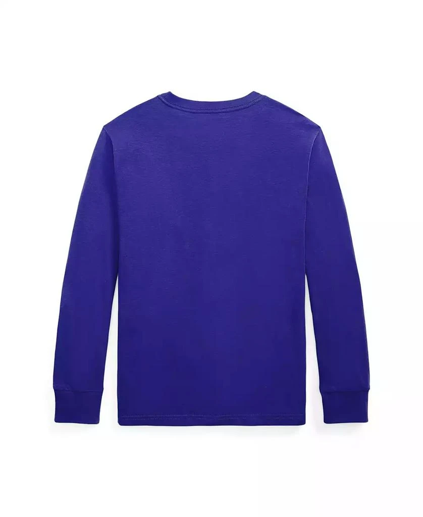 商品Ralph Lauren|Big Boys Cotton Jersey Long-Sleeve T-shirts,价格¥198,第2张图片详细描述