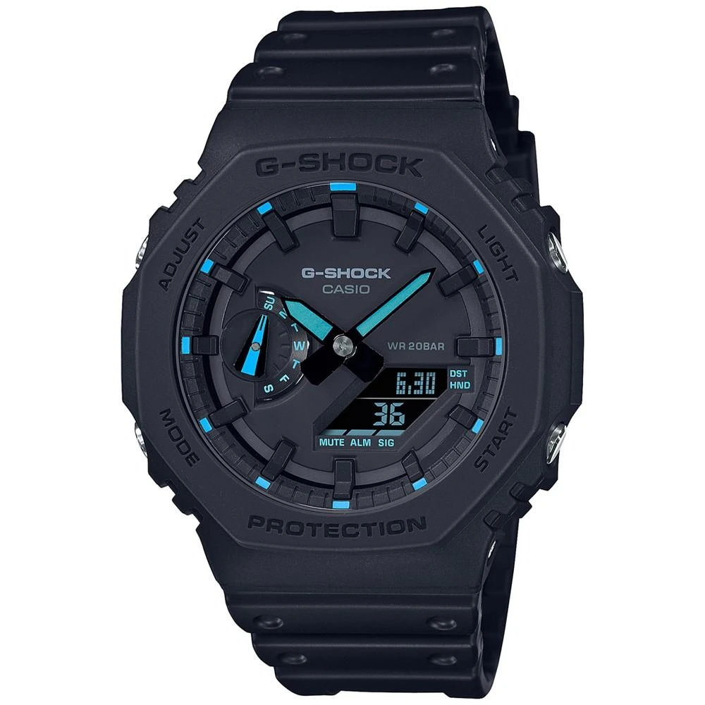 商品G-Shock|Men's Analog Digital Black Resin Strap Watch 45mm GA2100-1A2,价格¥740,第1张图片