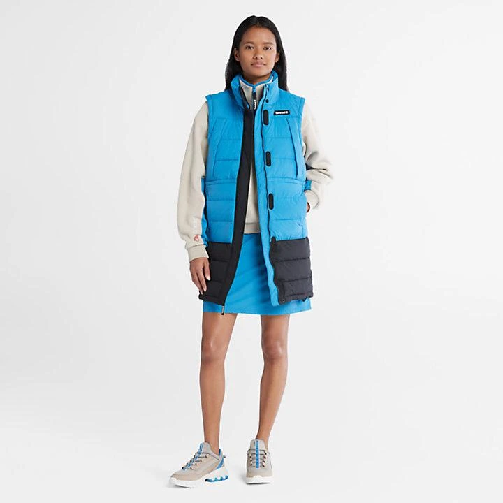 商品Timberland|Long Puffer Gilet for Women in Blue,价格¥1841,第3张图片详细描述