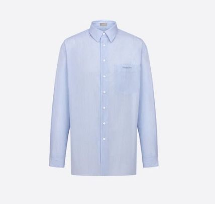 商品[国内直发] Dior|DIOR 条纹男士衬衫 243C551A5656-075,价格¥6302,第1张图片