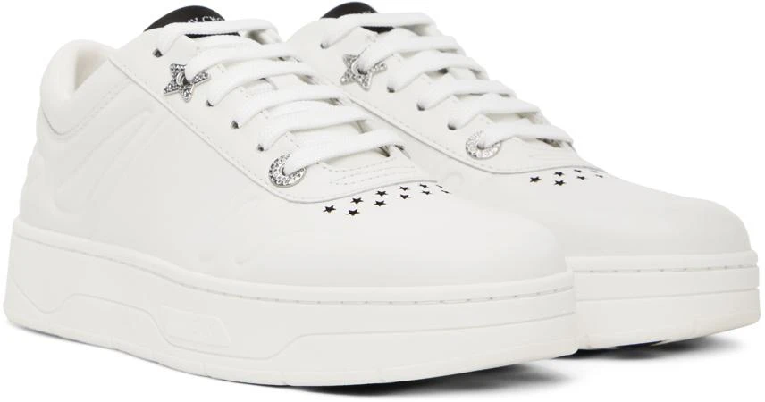 商品Jimmy Choo|White Hawaii/F Sneakers,价格¥2793,第4张图片详细描述