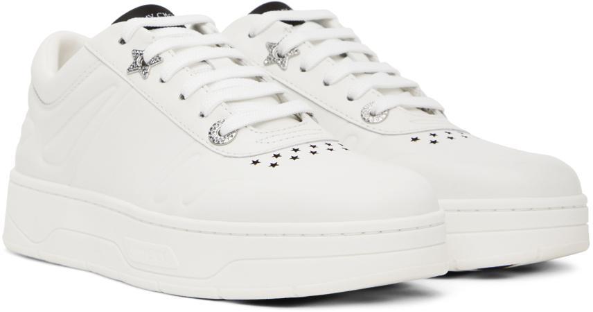 商品Jimmy Choo|White Hawaii/F Sneakers,价格¥3260,第6张图片详细描述