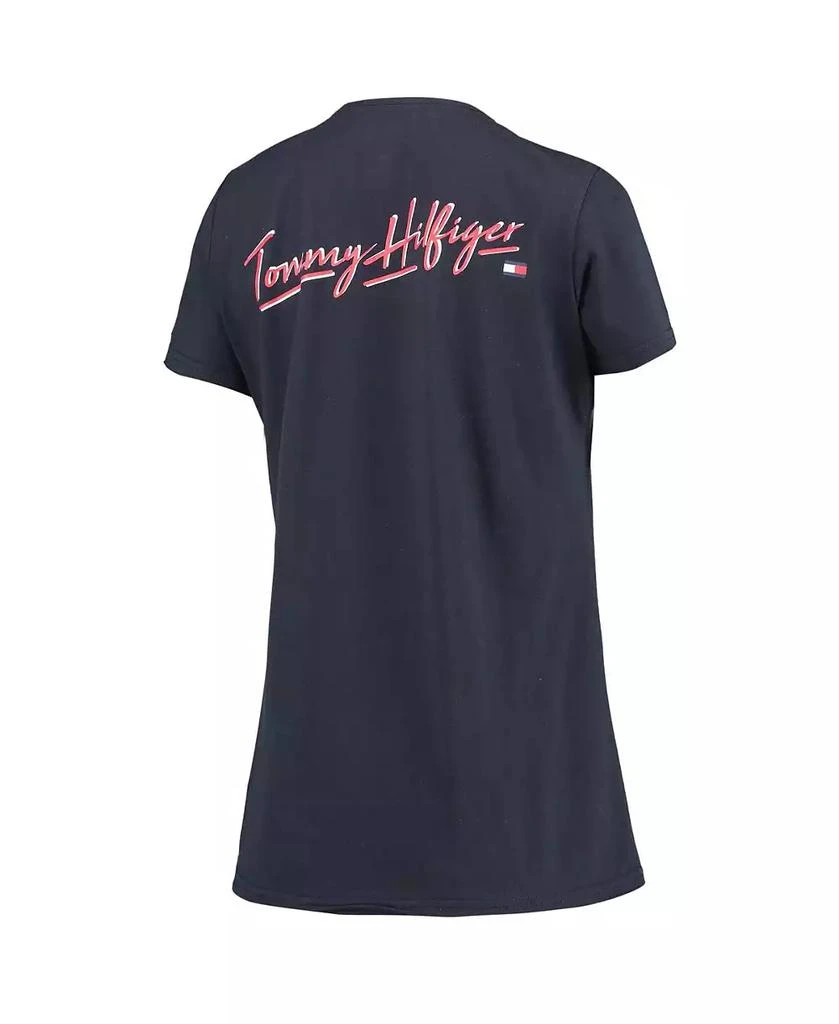 商品Tommy Hilfiger|Women's Navy Chicago Bears Riley V-Neck T-shirt,价格¥196,第3张图片详细描述