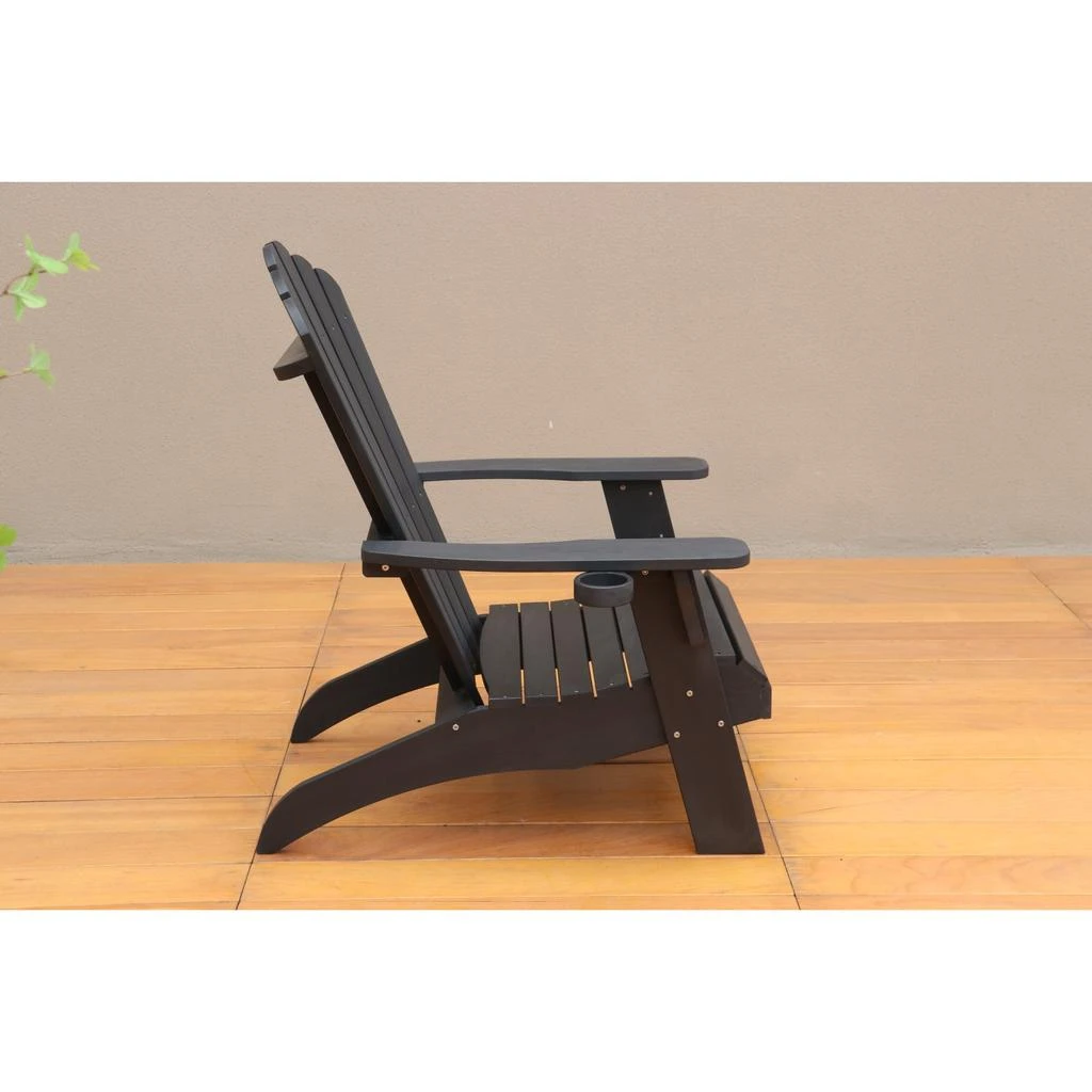 Polystyrene Adirondack Chair - Black 商品