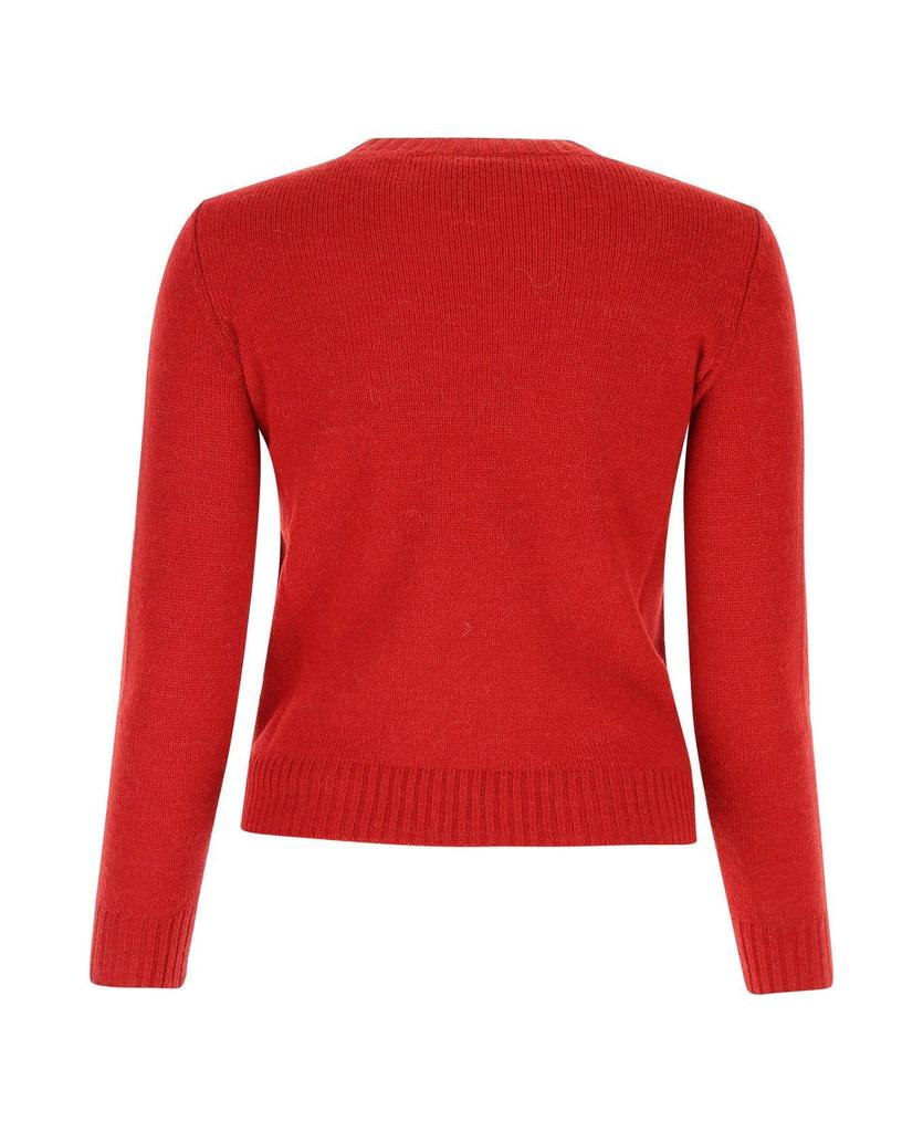 Red Acrylic Blend Gallo Sweater Weekend Max Mara商品第2张图片规格展示