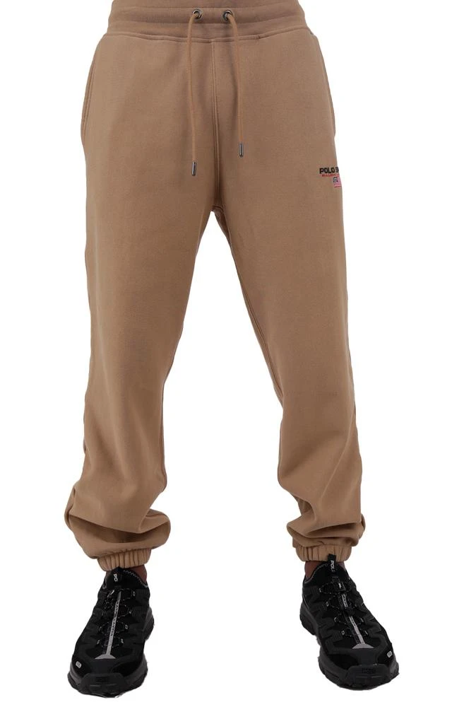 商品Ralph Lauren|Polo Sport Fleece Jogger Pant - Montana Khaki,价格¥578,第2张图片详细描述