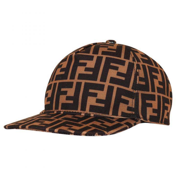 商品Fendi|Cap Brown,价格¥1804,第1张图片