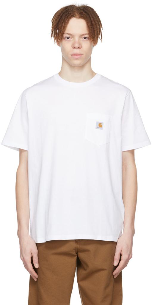 White Cotton T-Shirt商品第1张图片规格展示