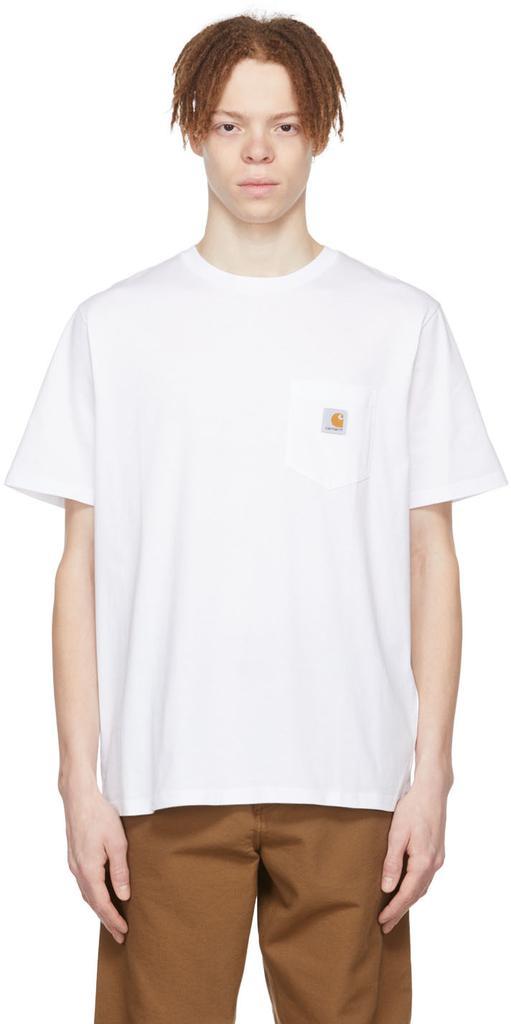 商品Carhartt WIP|White Cotton T-Shirt,价格¥264,第1张图片