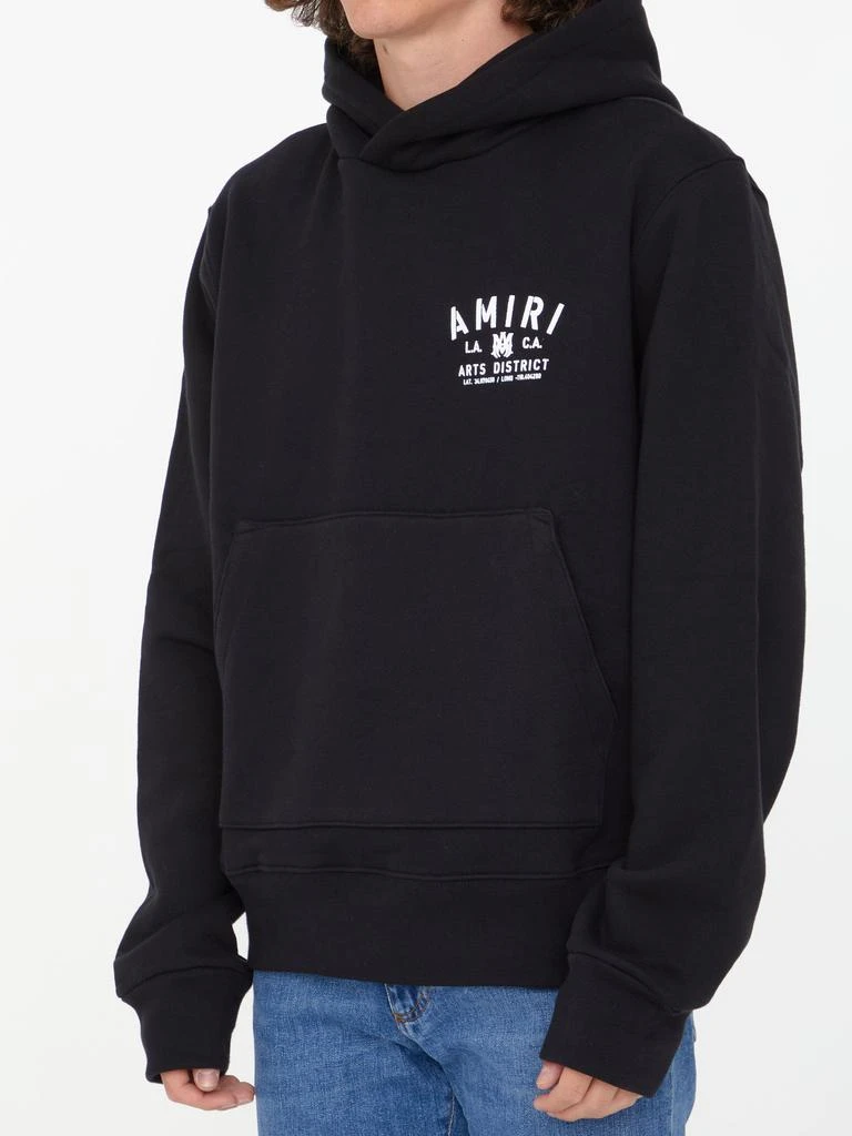 商品AMIRI|Black hoodie with logo,价格¥5026,第2张图片详细描述