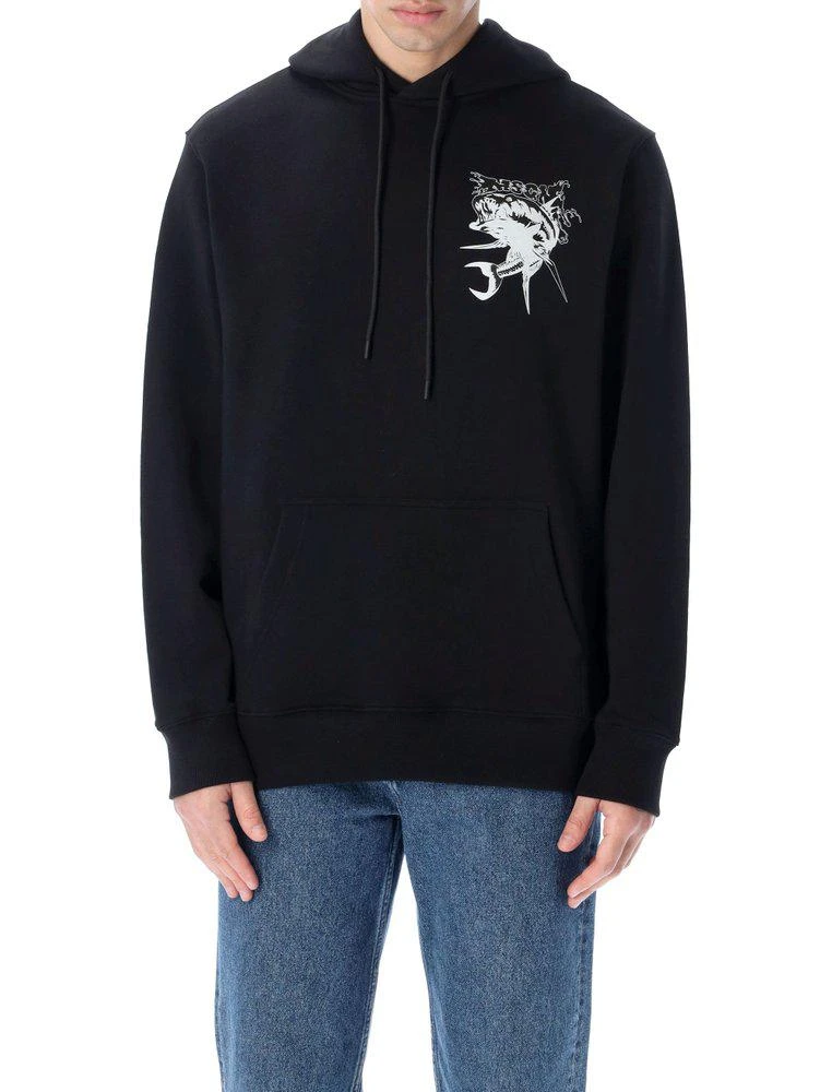 商品MSGM|MSGM Graphic Printed Drawstring Hoodie,价格¥830,第1张图片