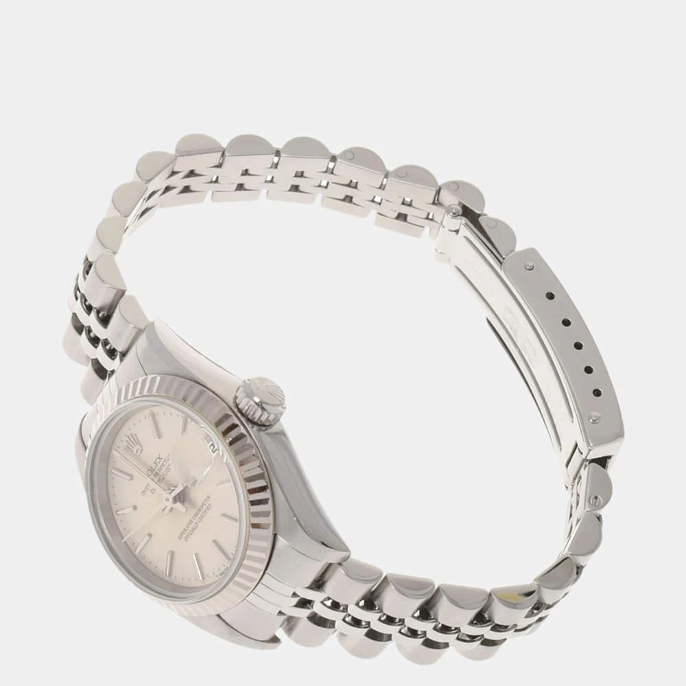 商品[二手商品] Rolex|Rolex Silver 18K White Gold And Stainless Steel Datejust 69174 Women's Wristwatch 26 mm,价格¥30730,第3张图片详细描述