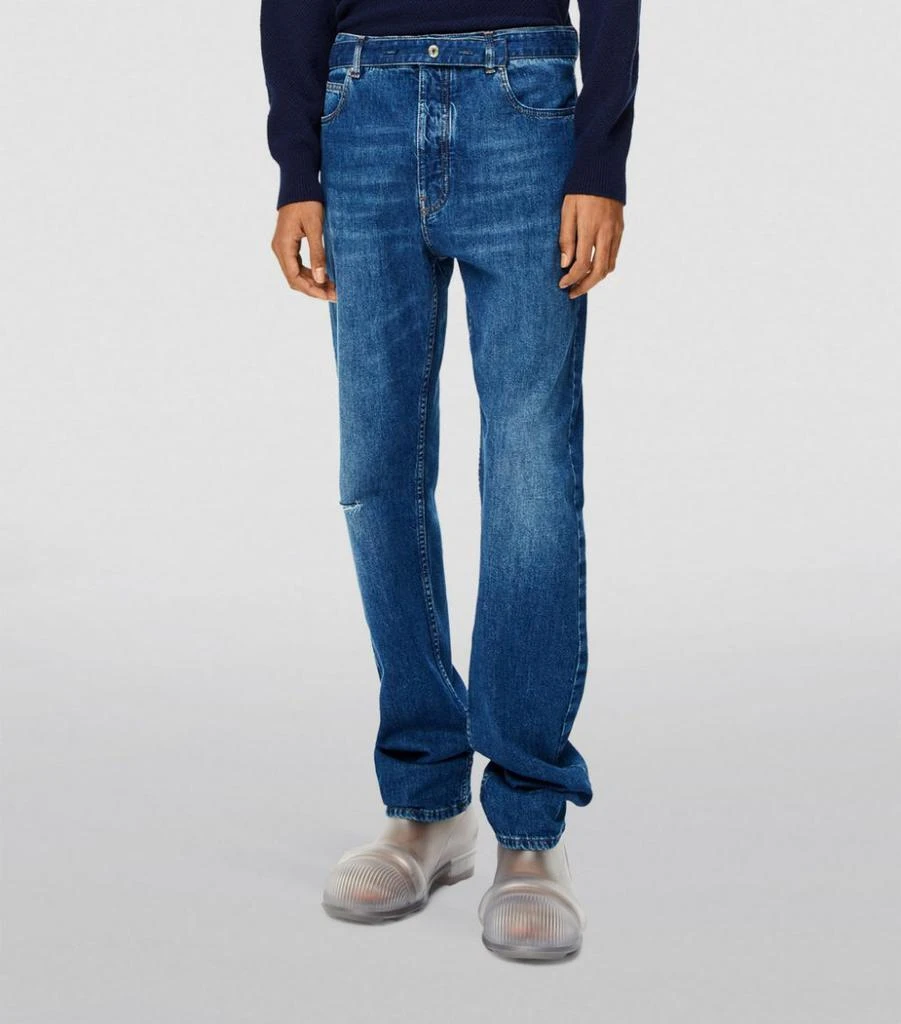 商品Loewe|Washed Straight Jeans,价格¥6603,第3张图片详细描述