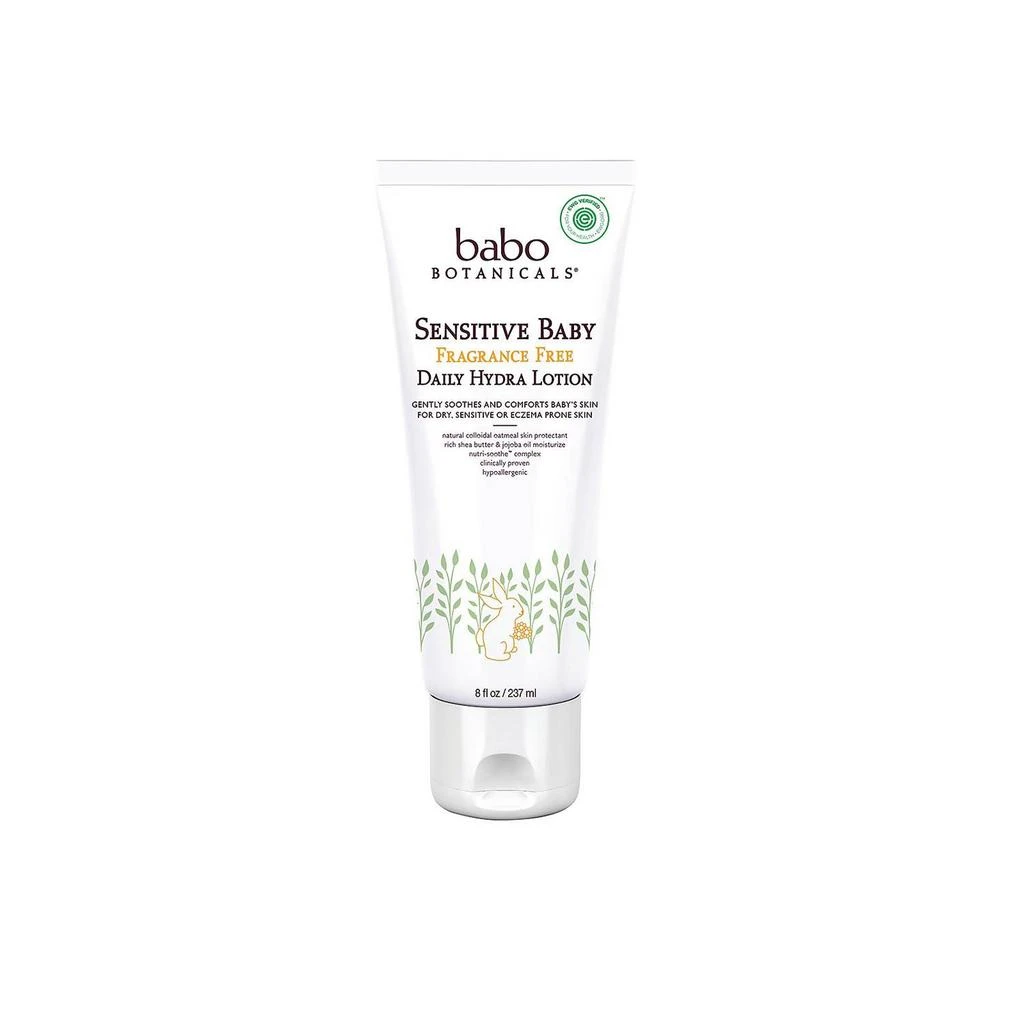 商品Babo Botanicals|Babo Botanicals Sensitive Baby Fragrance Free Daily Hydra Lotion,价格¥106,第1张图片