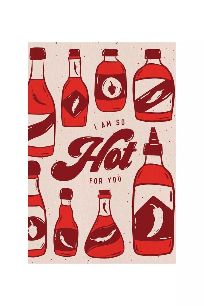 商品Boss Dotty|Boss Dotty Hot Sauce Love Greeting Card,价格¥43,第2张图片详细描述