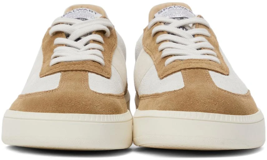 商品Spalwart|Tan & Off-White Suede Smash Low (WS) Sneakers,价格¥1101,第2张图片详细描述