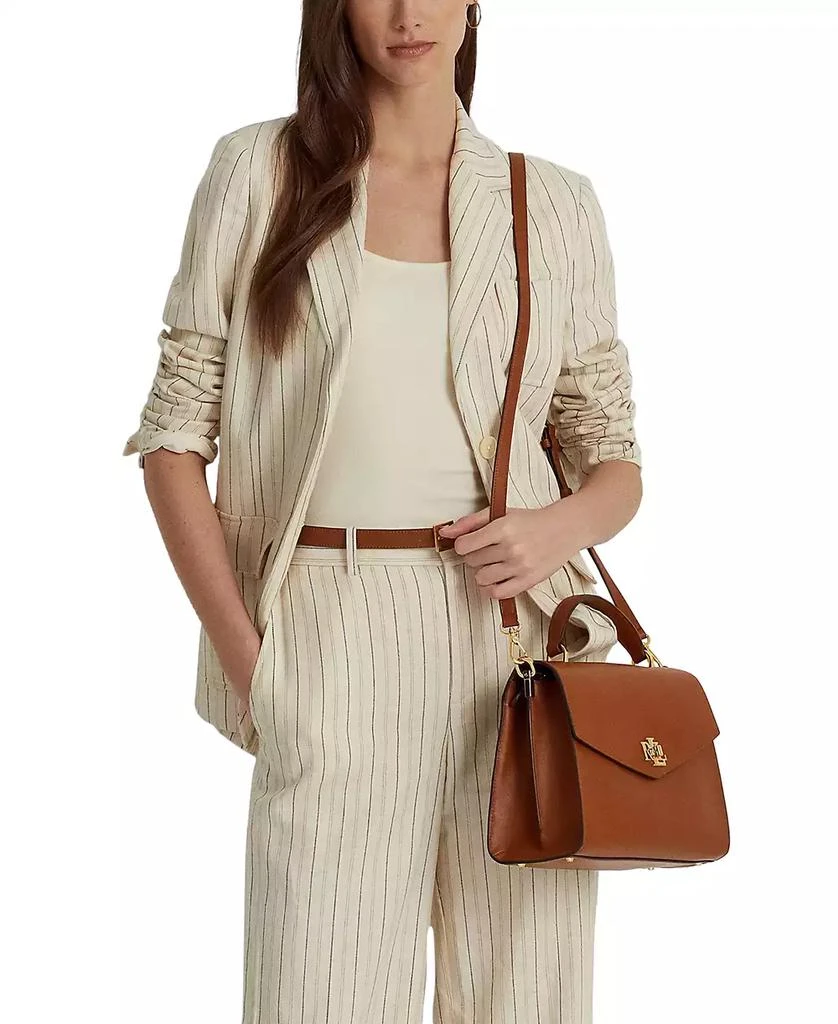 商品Ralph Lauren|Farrah Medium Leather Top-Handle Satchel,价格¥3196,第2张图片详细描述