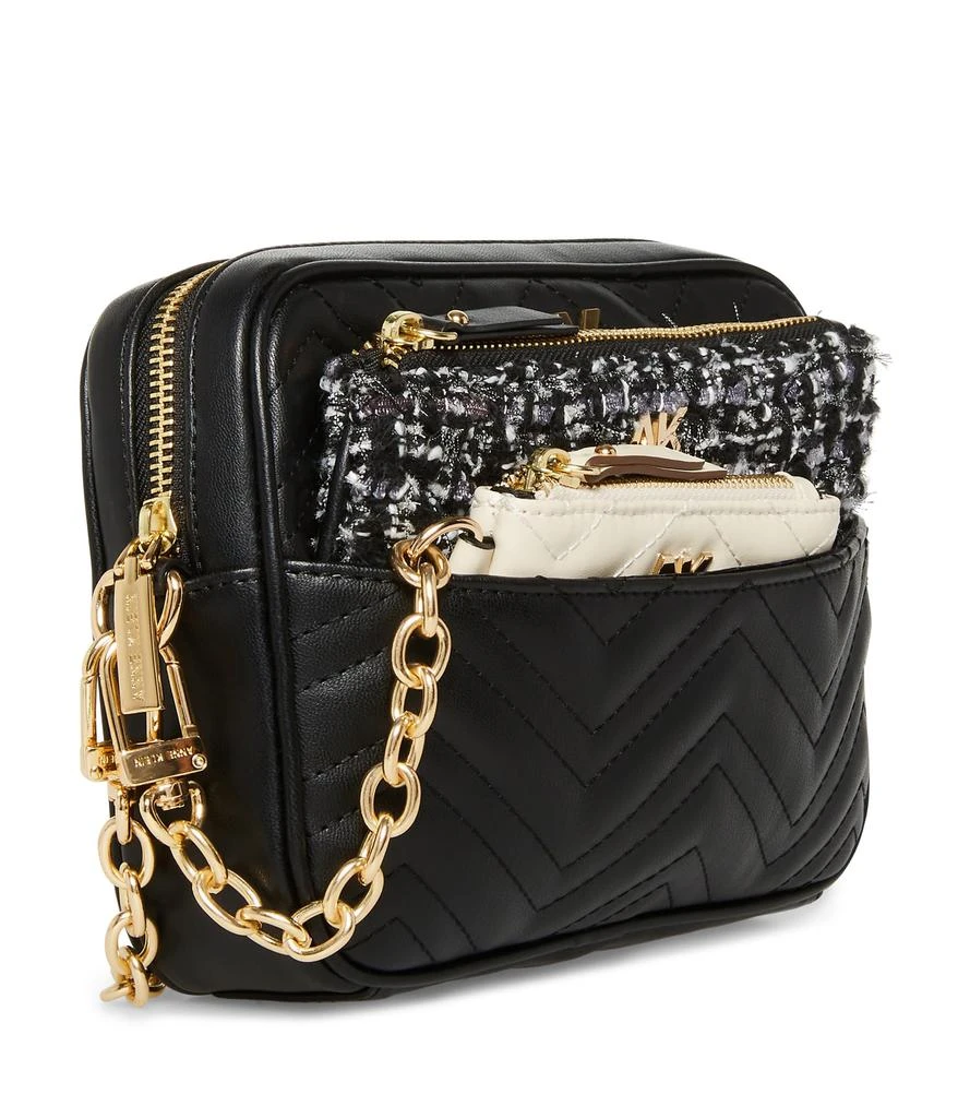 商品Anne Klein|Mixed Media Camera Crossbody with Two Detachable Pouches,价格¥641,第5张图片详细描述