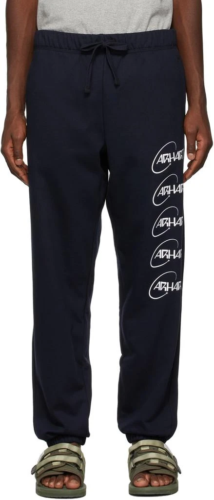 商品Carhartt WIP|Navy Orbit Lounge Pants,价格¥359,第1张图片