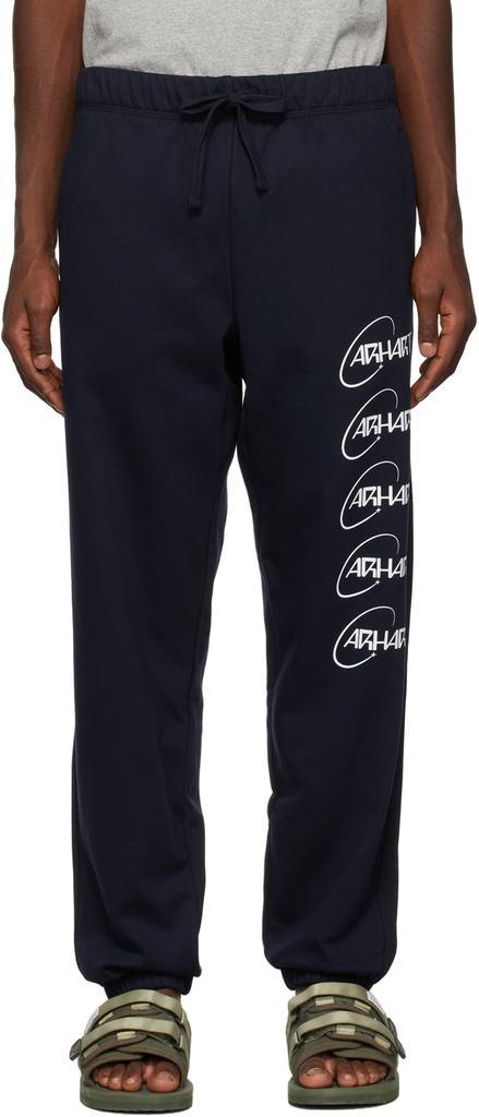 商品Carhartt WIP|Navy Orbit Lounge Pants,价格¥914,第1张图片