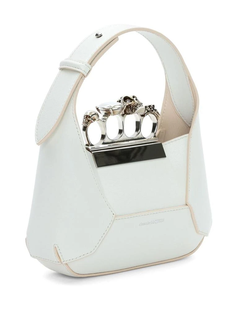 商品Alexander McQueen|ALEXANDER MCQUEEN - Jewelled Hobo Mini Leather Shoulder Bag,价格¥19544,第2张图片详细描述