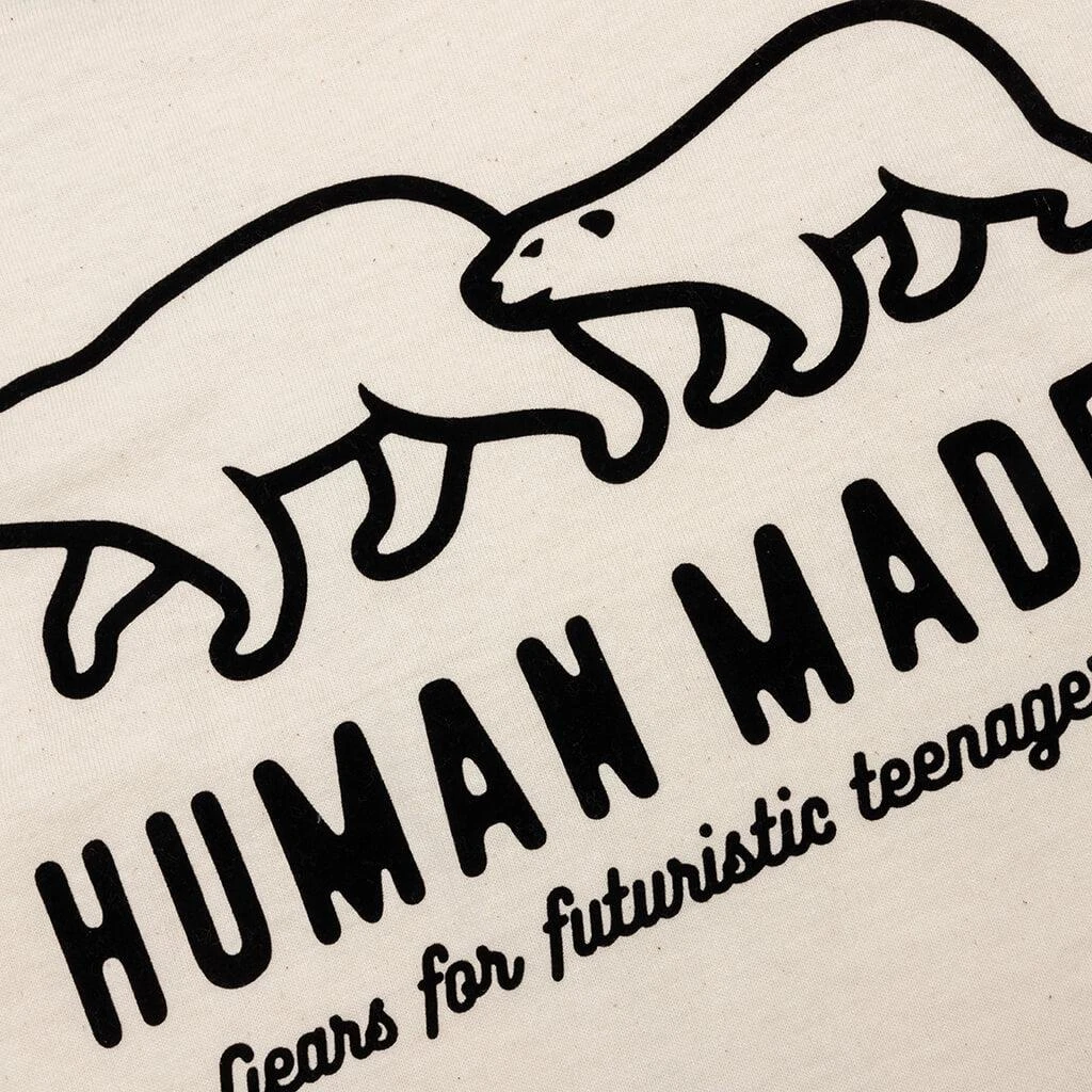 商品Human Made|Wool Blended L/S T-Shirt - White,价格¥2014,第4张图片详细描述