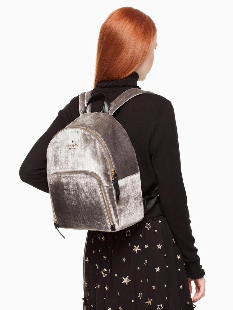 商品Kate Spade|watson lane 丝绒双肩包,价格¥1459,第2张图片详细描述