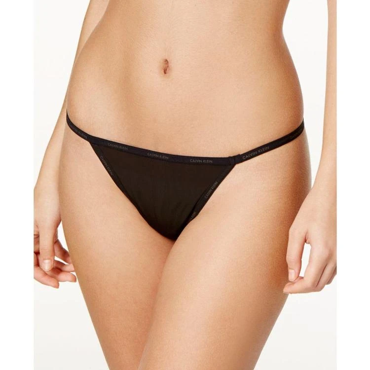 商品Calvin Klein|Sheer Marquisette Smooth Thong QF1681,价格¥165,第1张图片