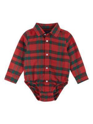 商品Andy & Evan|Baby Boy's 2 Piece Flannel Button Down Suspender Set,价格¥252,第5张图片详细描述