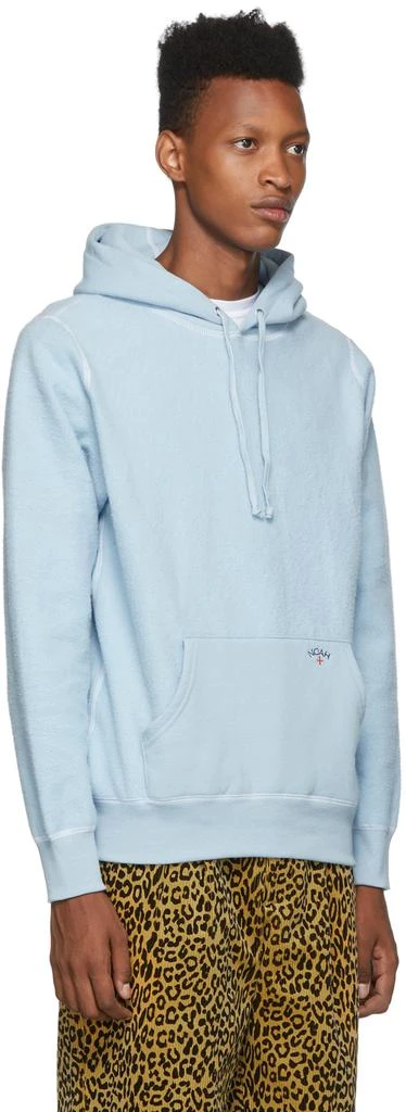 商品Noah|Blue Reverse Fleece 连帽衫,价格¥919,第2张图片详细描述