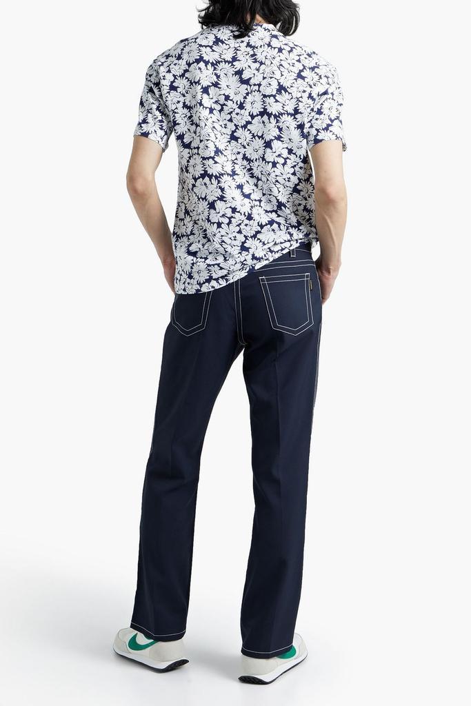 商品Sandro|Floral-print cotton-jersey T-shirt,价格¥277,第5张图片详细描述