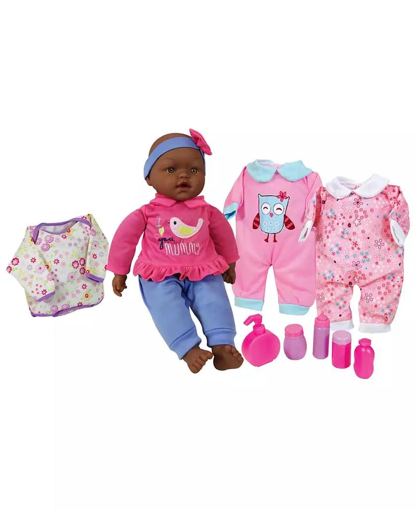 商品Redbox|Lissi Dolls 15" African American Baby Doll Set with Clothes and Accessories,价格¥210,第1张图片