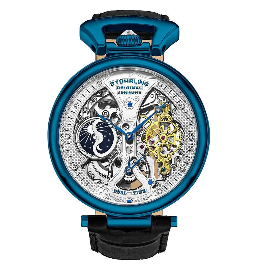 商品Stuhrling Original|Legacy Automatic Silver Dial Men's Watch M13569,价格¥2205,第1张图片
