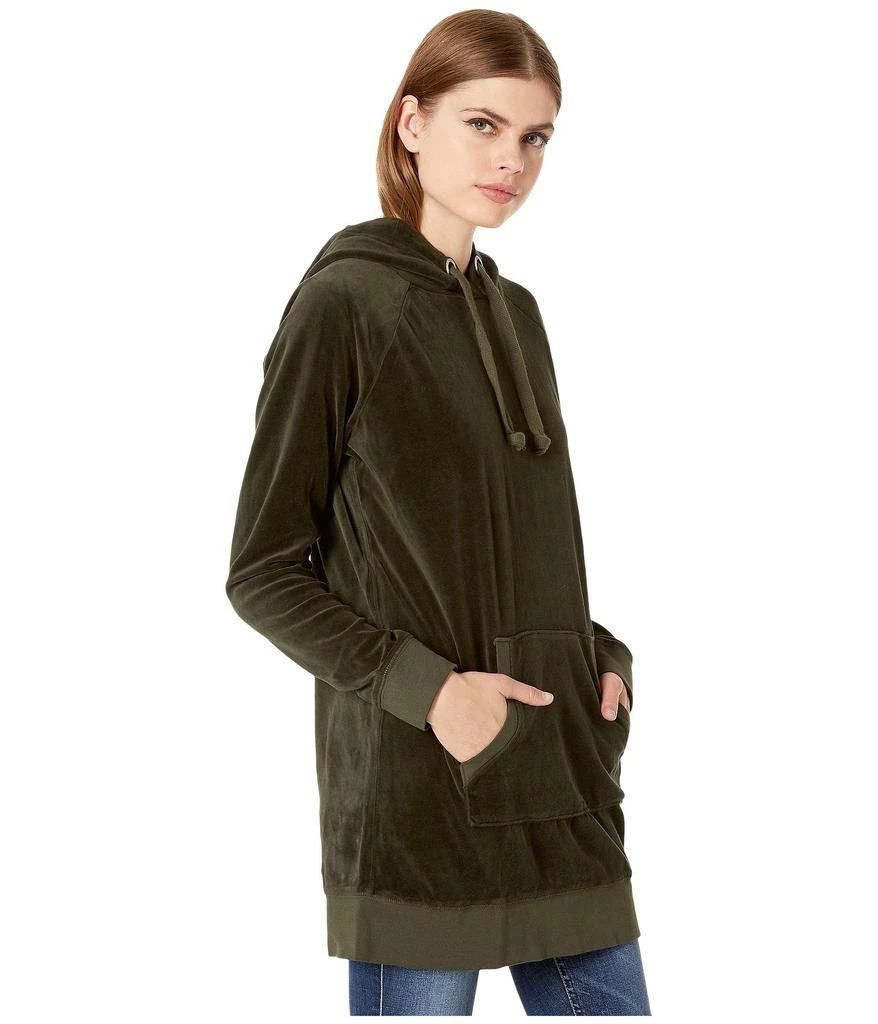 商品Juicy Couture|Velour Oversized Boyfriend Hoodie,价格¥547,第4张图片详细描述