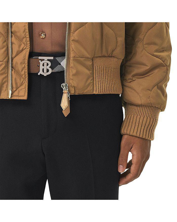 商品Burberry|Men's Reversible Monogram Buckle Check Belt,价格¥4049,第5张图片详细描述