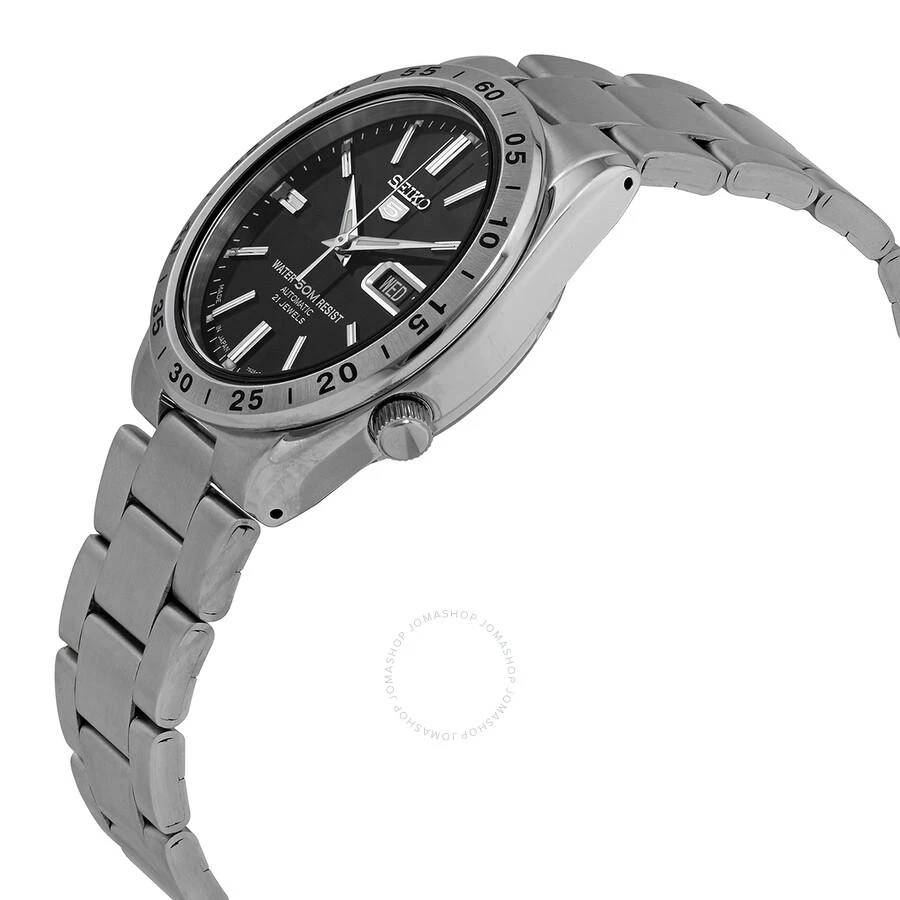 商品Seiko|Automatic Black Dial Stainless Steel Men's Watch SNKE01J1,价格¥990,第2张图片详细描述