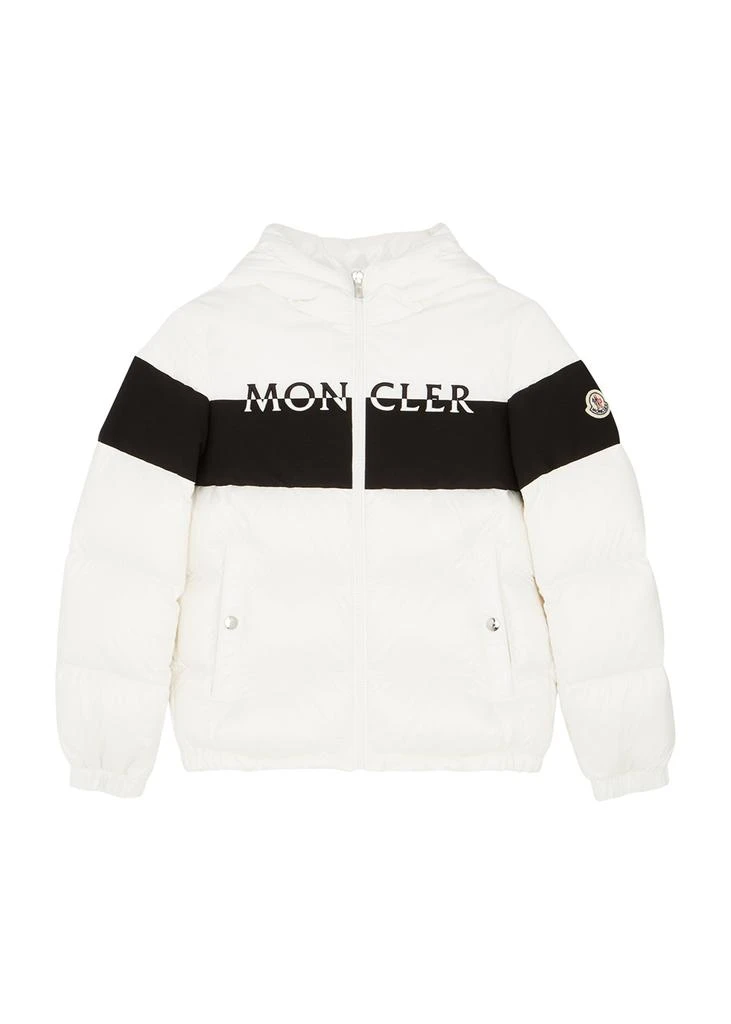 商品Moncler|KIDS Laotari white quilted shell jacket (12-14 years),价格¥7010,第1张图片