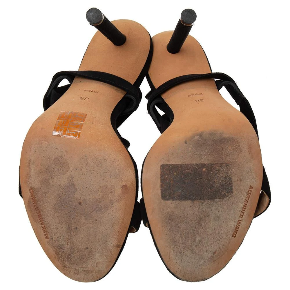 Alexander Wang Black Suede  Ankle Wrap Sandals Size 38 商品