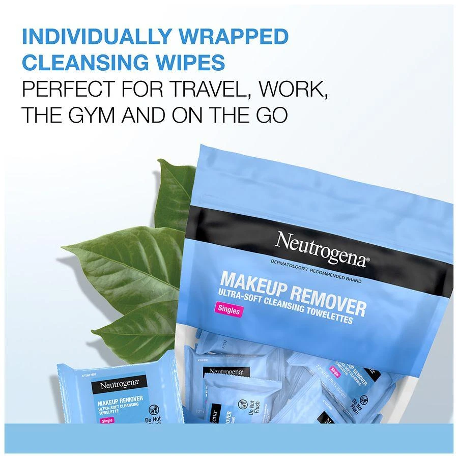 商品Neutrogena|Cleansing Makeup Remover Wipes, Individually Wrapped Unspecified,价格¥58,第2张图片详细描述