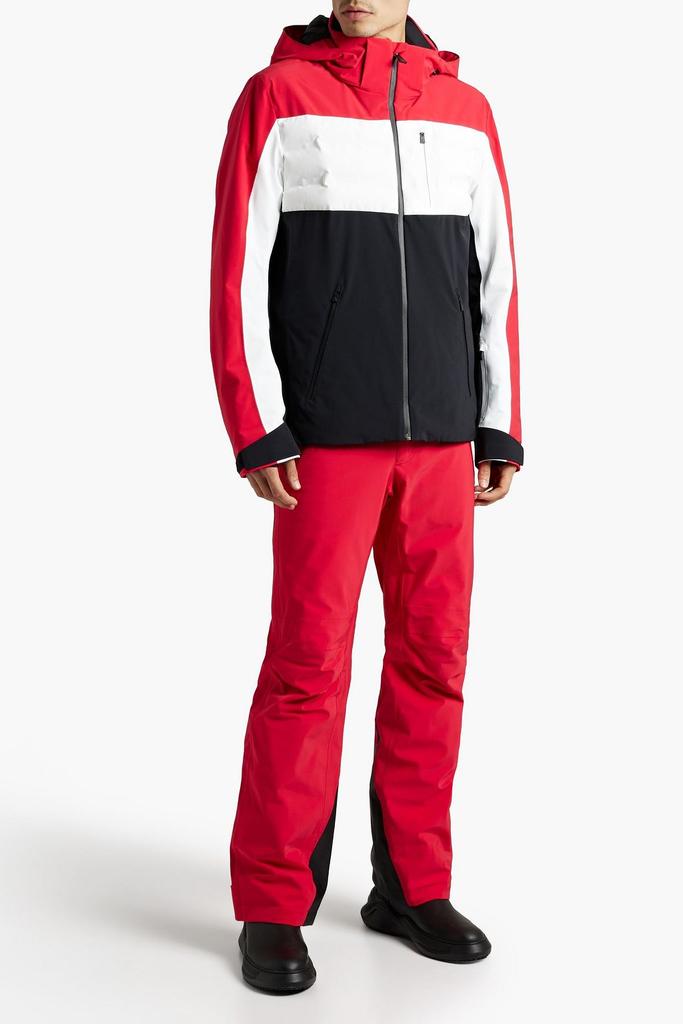 Ajax quilted color-block hooded ski jacket商品第2张图片规格展示