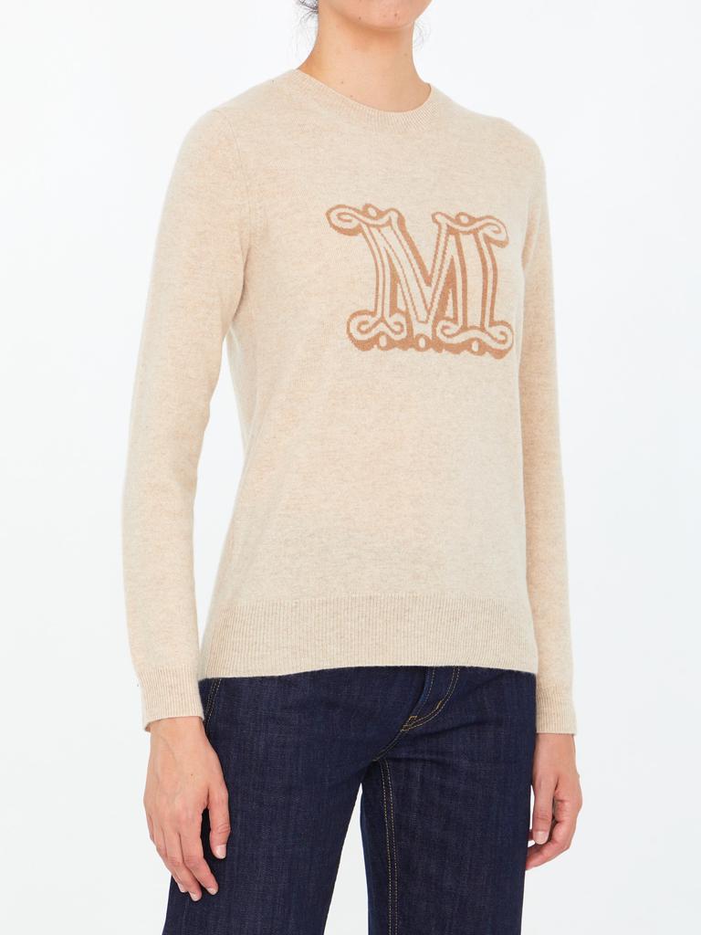 商品Max Mara|Beige cashmere jumper,价格¥2747,第4张图片详细描述