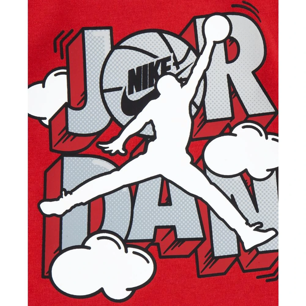 商品Jordan|Baby Boys Jumpman Comic Bodysuits, Pack of 3,价格¥212,第3张图片详细描述