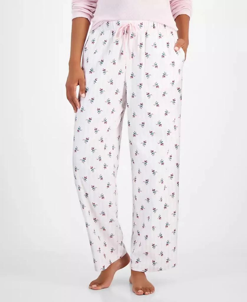 商品Charter Club|Women's Cotton Flannel Plaid Pajama Pants, Created for Macy's,价格¥76,第1张图片详细描述