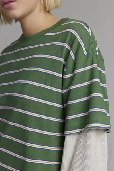 商品BDG|BDG Ollie Layered Twofer Tee,价格¥346,第4张图片详细描述